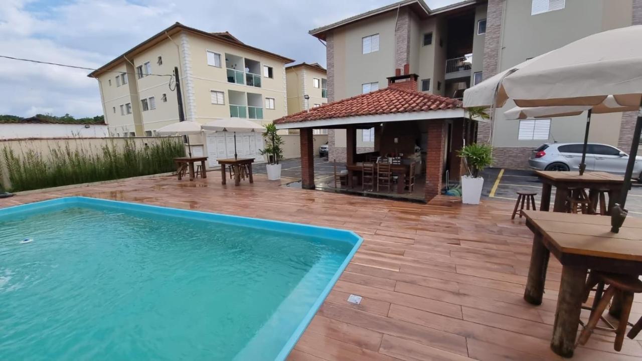 Apartamento Aconchegante Com Piscina - Praia Grande Убатуба Екстер'єр фото